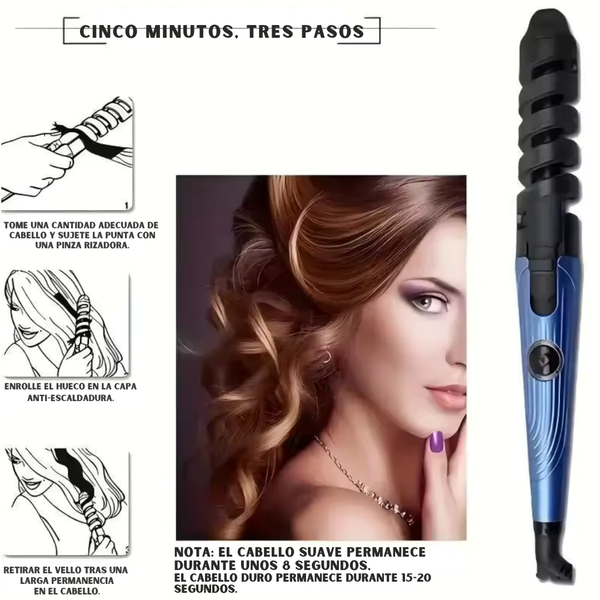 💇PROSTILO® Combo nanotitanium plancha rizador peine